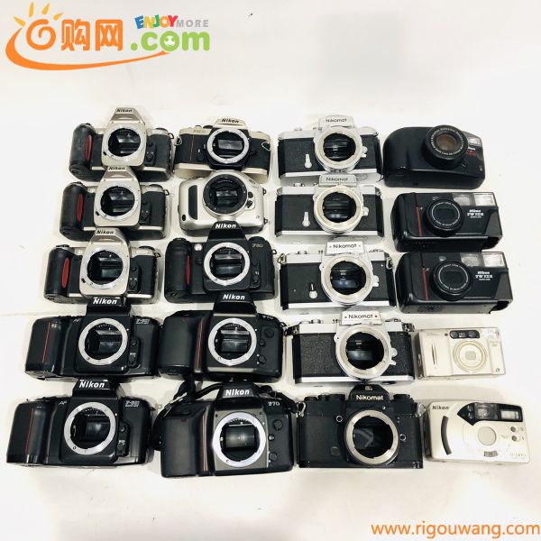 【R1226】Nikon ニコン コンパクトカメラ フィルムカメラ 大量 まとめ売り F-601 F80 F70 FM10 NIKOMAT TW ZOOM NUVIS300