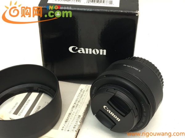 Canon LENS EF 50mm 1:1.8 STM 一眼レフカメラ用レンズ フード付き ジャンク 中古【UW030577】