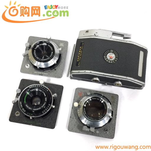 1円 Tokyo Kogaku Topcor P.S 1:3.5 10.5cm 1:5.6 75mm 含む カメラレンズ カメラアクセサリ セット C101052