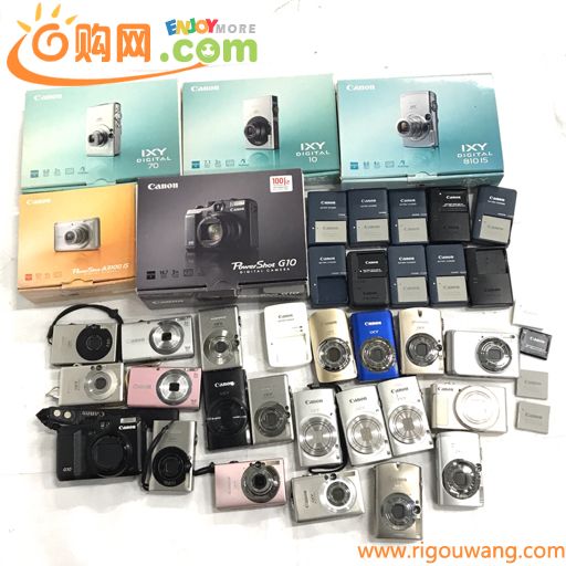 1円 Canon IXY DIGITAL 20IS/Canon PowerShot G10 等 含む コンパクト デジタル カメラ 等 まとめ セット C101657