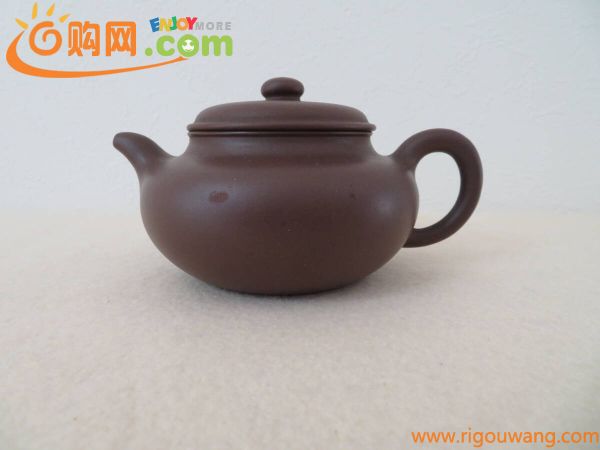 【9】時代物 急須 友蘭 唐物 煎茶道具 茶道具 中国古玩 朱泥 紫砂壷 砲口 在銘 茶器 中国美術