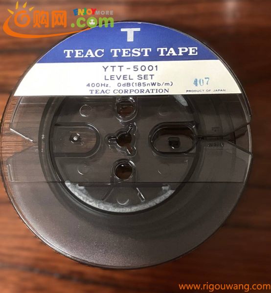 TEAC ティアック1/4inch幅5吋オープンリールテストテープYTT-5001 LEVEL SET 400Hz,0dB [TEST  TAPE]-日本代拍代购,日购网（rigouwang.com）