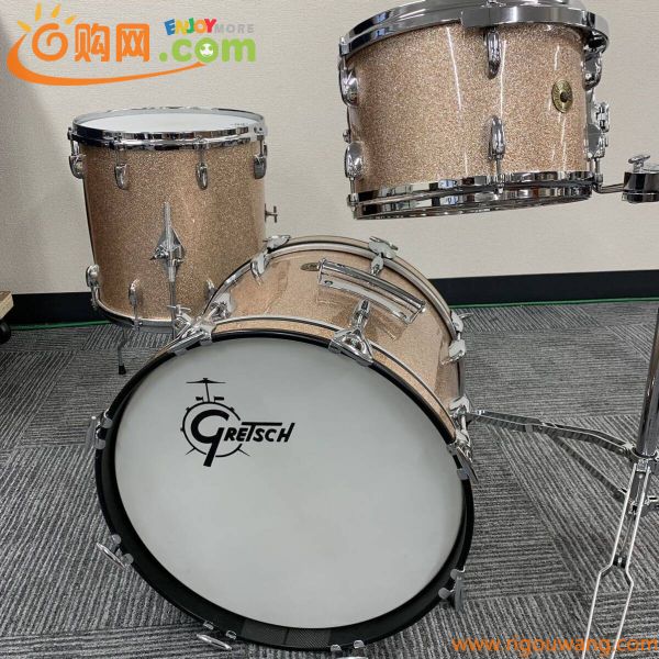 【Dr】 Gretsch ドラムセット グレッチ 60s カスタム オリジナル ビンテージ 改造品 1744-2