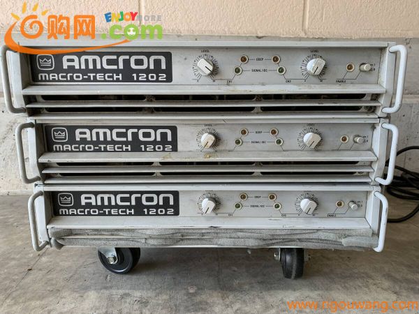 ＜３台セット＞AMCRON MACRO-TECH 1202 No.1