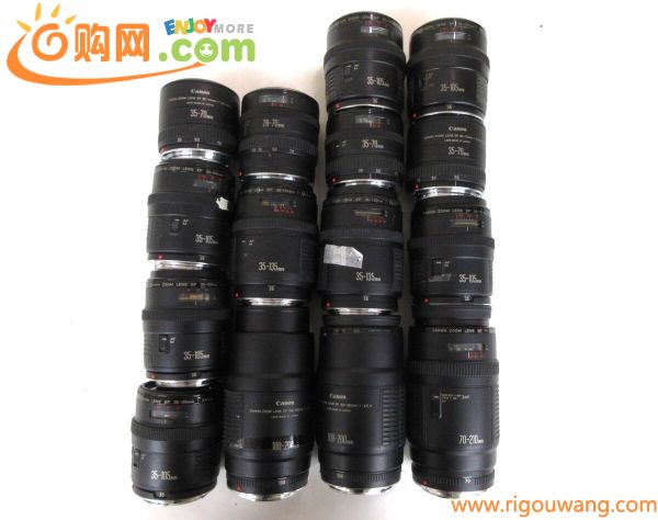 (4965N)ジャンク Canon EF 28-70mm 3.5-4.5 35-105mm 3.5-4.5 70-210mm 4 100-200mm 4.5 A等 まとめてセット 15本 動作未確認 同梱不可