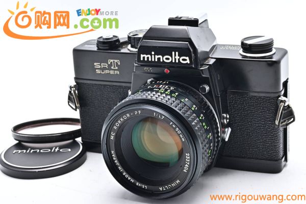 1A-854 MINOLTA ミノルタ SRT SUPER MC ROKKOR-PF 50mm f/1.7 一眼レフフィルムカメラ マニュアルフォーカス