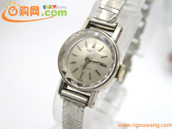 1円◆稼働◆ IWC シルバー 手巻き レディース 腕時計 M41712