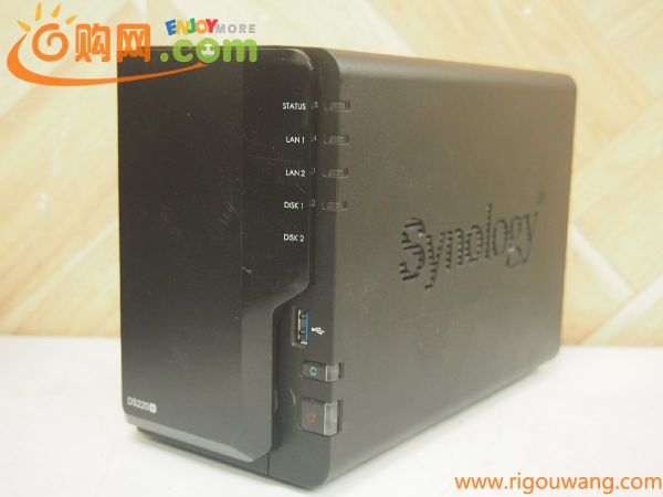 ☆【1K0426-34】 Synology Disk Station DS218+ 12V HDDなし ケースのみ ジャンク