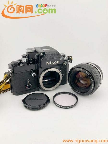 NIKON ニコン F2 フォトミック 一眼レフカメラ フィルムカメラ ボディレンズセット NIKKOR 55mm 1:1.2 Kenko SKYLIGHT (k5840-y248)