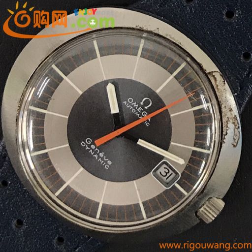 オメガ ジュネーブ ダイナミック デイト 自動巻 オートマチック 腕時計 TOOL 107 メンズ 純正ベルト 稼働品 OMEGA-日本代拍  代购