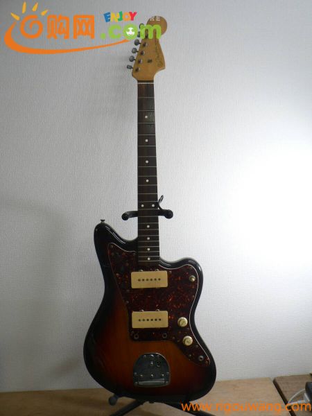 ジャンク品 Fender Japan Jazz Master ブリッジ、トレモロアーム、弦欠 PAT #2 972 923 / E933941