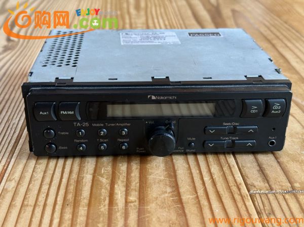 ★★★ 中古 動作未確認 ★★★ Nakamichi TA-25 ナカミチ TA-25 アンプチューナーユニット カーオディオ チューナー　①