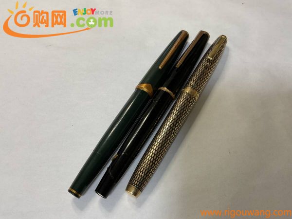 万年筆 ヴィンテージ MONTBLANC 121 320 SHEAFFER ペン先18K 14K まとめて3本