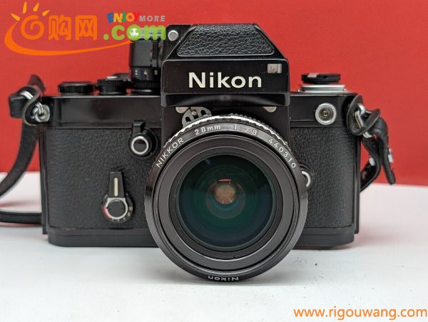 ▼ Nikon F2 フォトミック DP-1フィルムカメラ 一眼レフカメラ ボディNIKKOR 28mm F2.8 Ai レンズ 露出計OK 現状品 ニコン