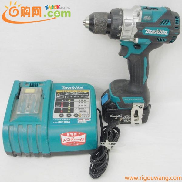 1円【一般中古】Makita マキタ/充電式ドライバドリル バッテリー＋充電器付き/DF486D/78