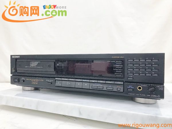 Y2200　中古品　オーディオ機器　CDプレーヤー　SONY　ソニー　CDP-228ESD
