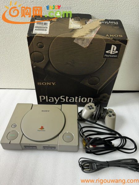 [動作品]SONY PlayStation SCPH-1000 ソニー プレイステーション 初代 中古品コントローラー、電源コード付き、説明書無し